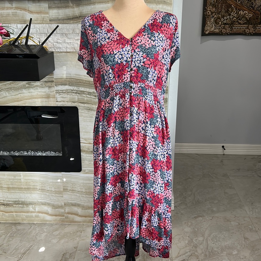 Knox Rose Midi High‎ low Dress. Size M